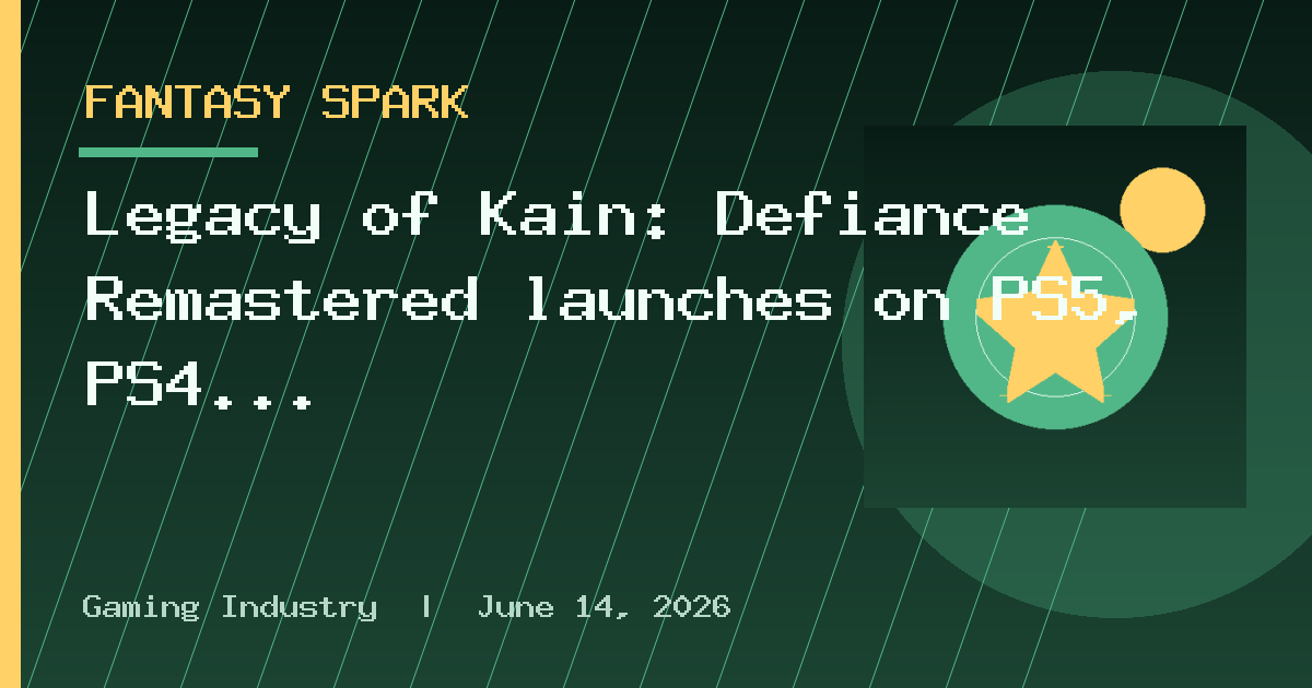 Legacy of Kain: Defiance Remastered launches on PS5, PS4 March 3