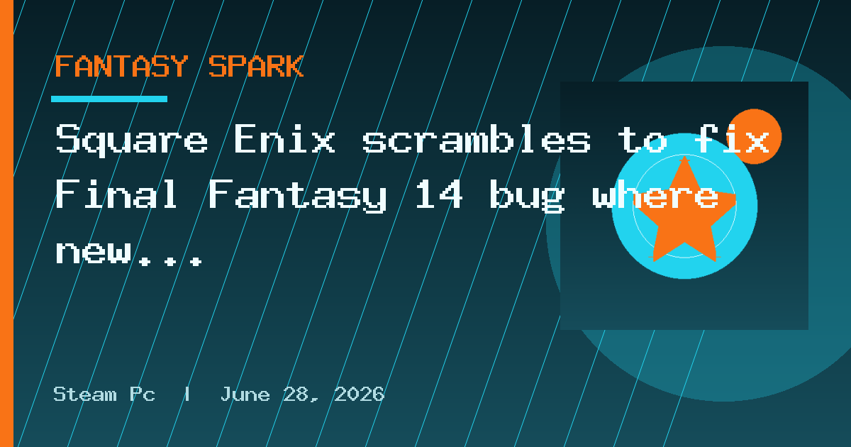 Square Enix scrambles to fix Final Fantasy 14 bug where new beastmaster could